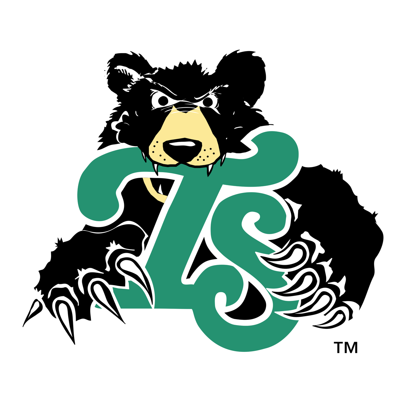 Tennessee Smokies Png File (teal, black, pink, white)