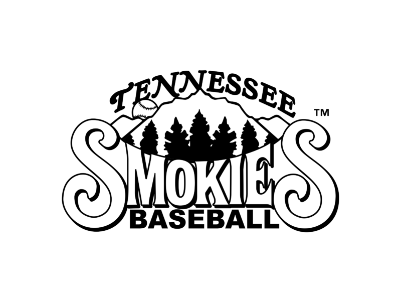 Tennessee Smokies Png Image (black, silver, white)