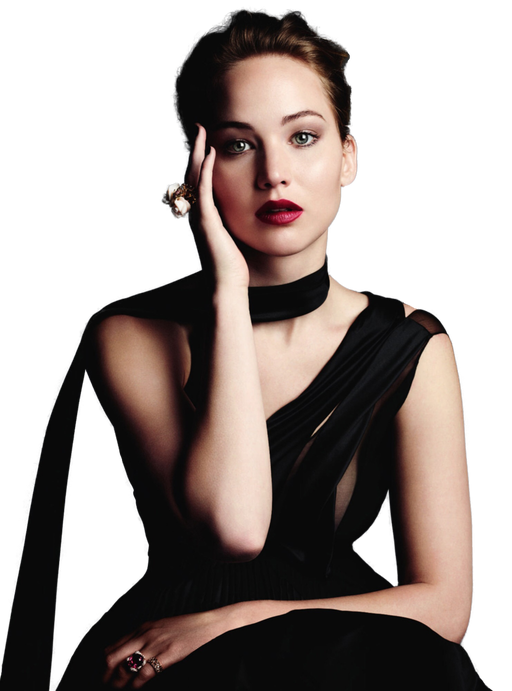 Jennifer Lawrence Png Hd (black)