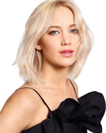 Jennifer Lawrence Png Isolated File (black)