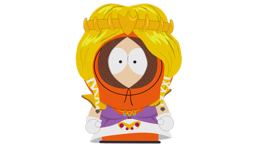 Kenny Southpark Png Transparent (pink, lavender, black, gold, orange)