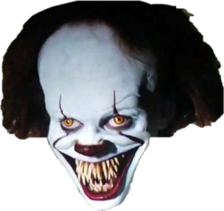 Pennywise Face Png Photos (black)