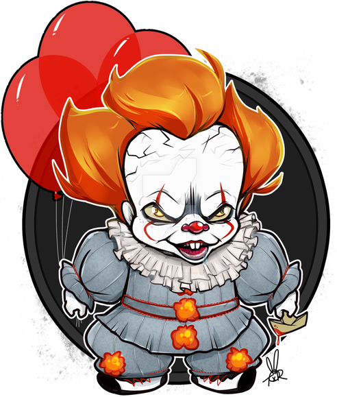 Pennywise Transparent Png (red, black, white, chocolate)