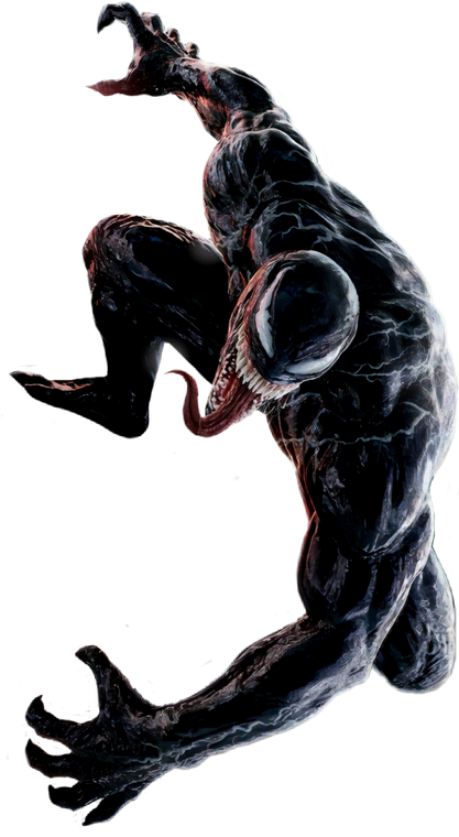 Venom Movie Transparent Png (black)