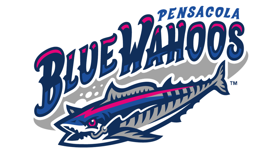 Pensacola Blue Wahoos Png Hd (black, silver, navy)