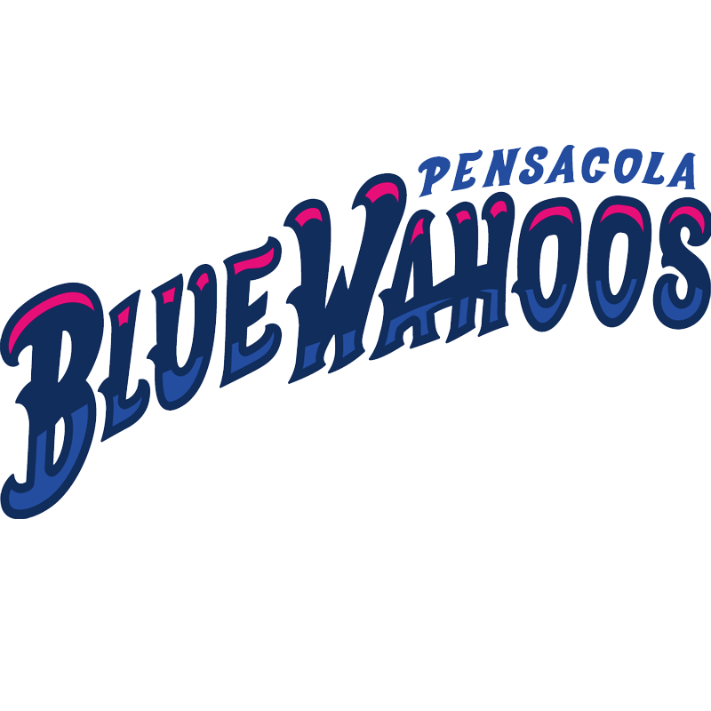 Pensacola Blue Wahoos Png (black, navy)