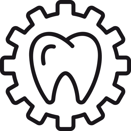 Dentist Tooth Dental Treatment Icon Free Nobackground Png Icon Download (black)