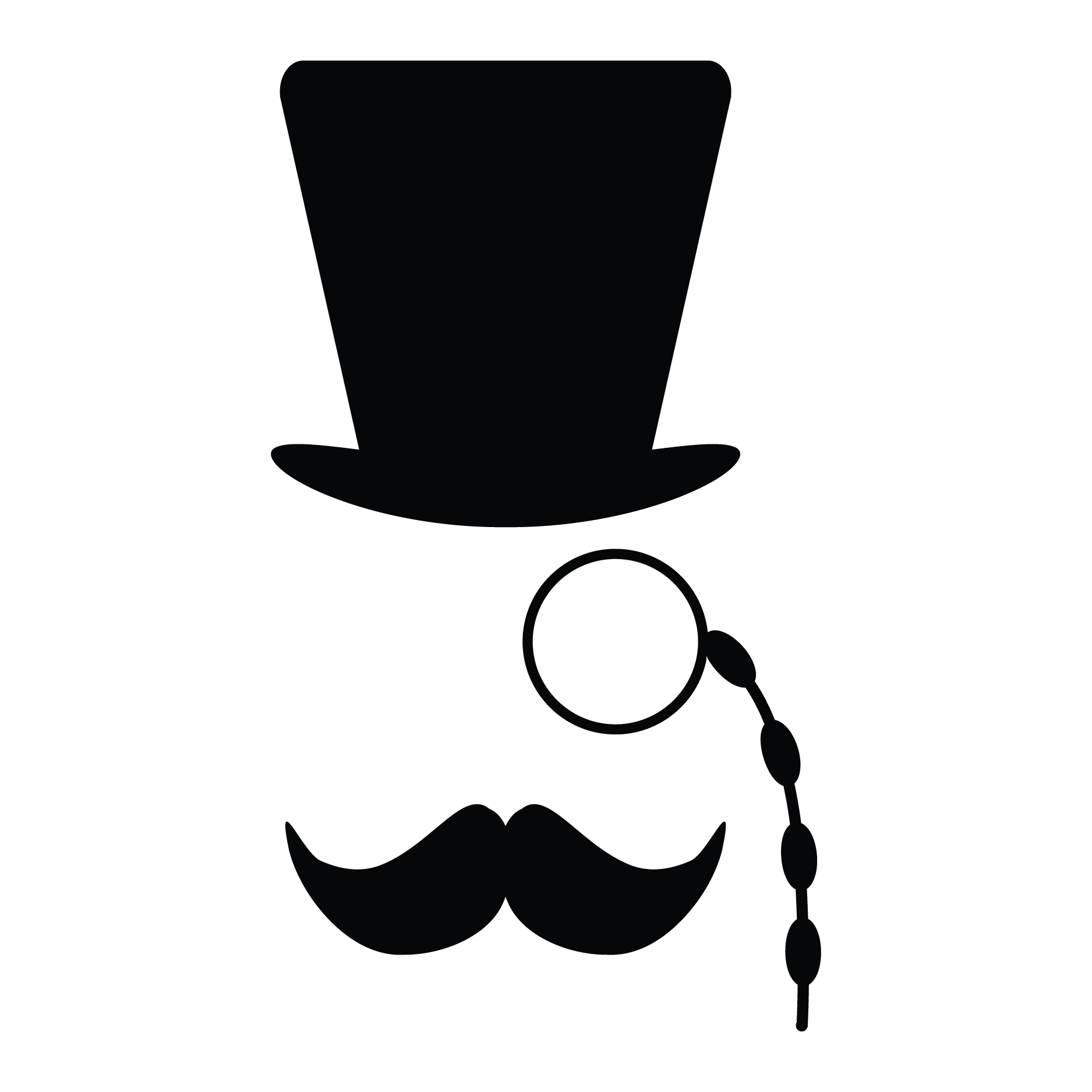 Gentleman Png File (black, gray, white)