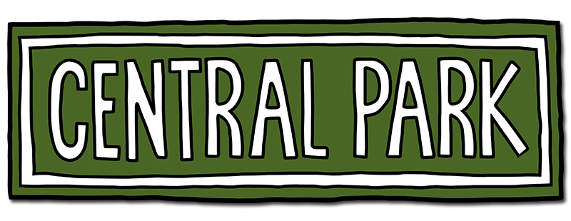 Central Park Logo Png File (black, green, olive, white)