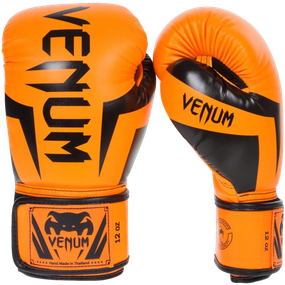 Venum Boxing Gloves Png Transparent (black, orange)