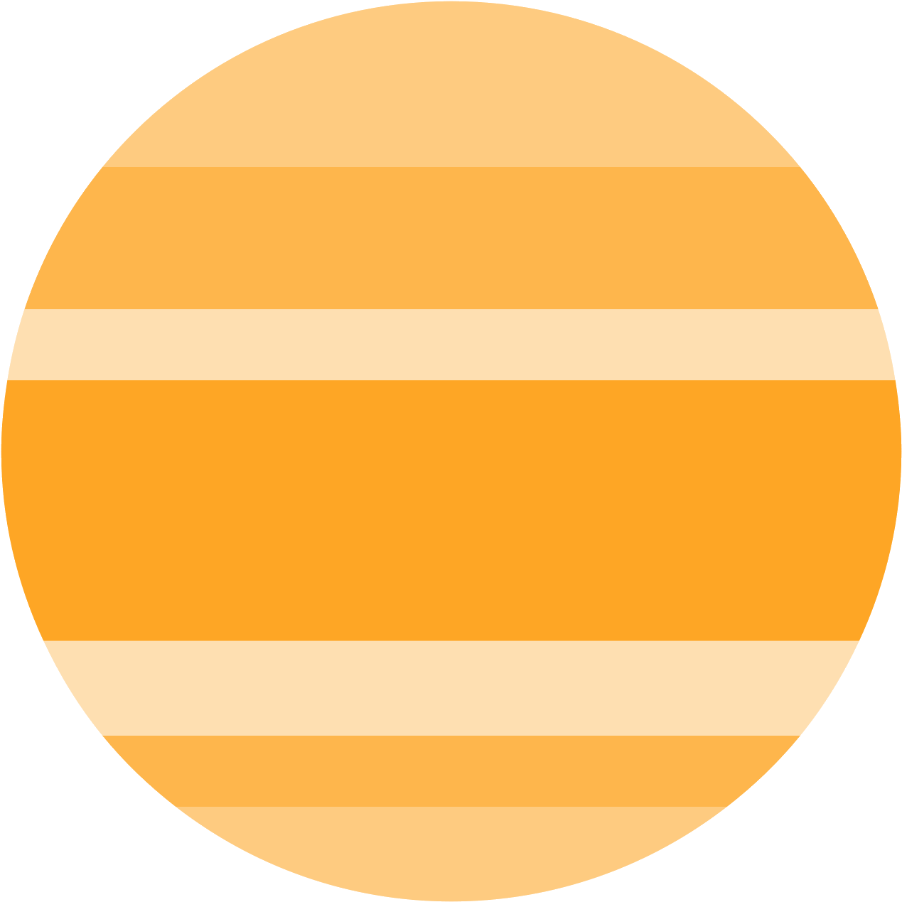 Venus No Background (black, salmon, orange, pink)