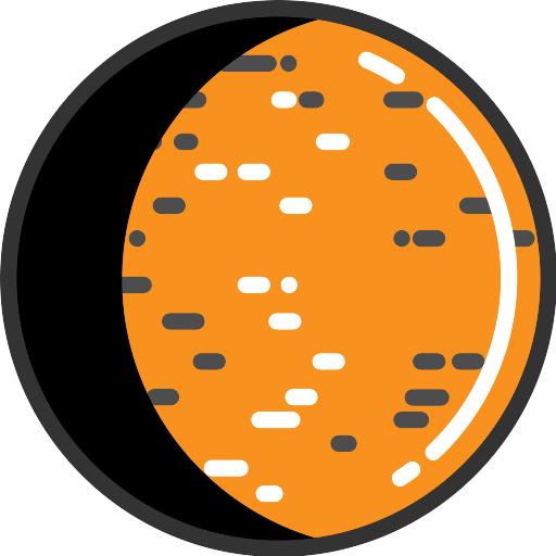 Venus Png Cutout (black, orange, white)