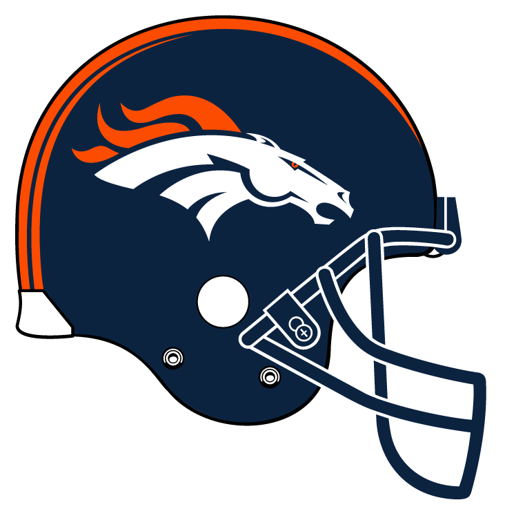 Denver Broncos Png File (chocolate, black, navy, white)