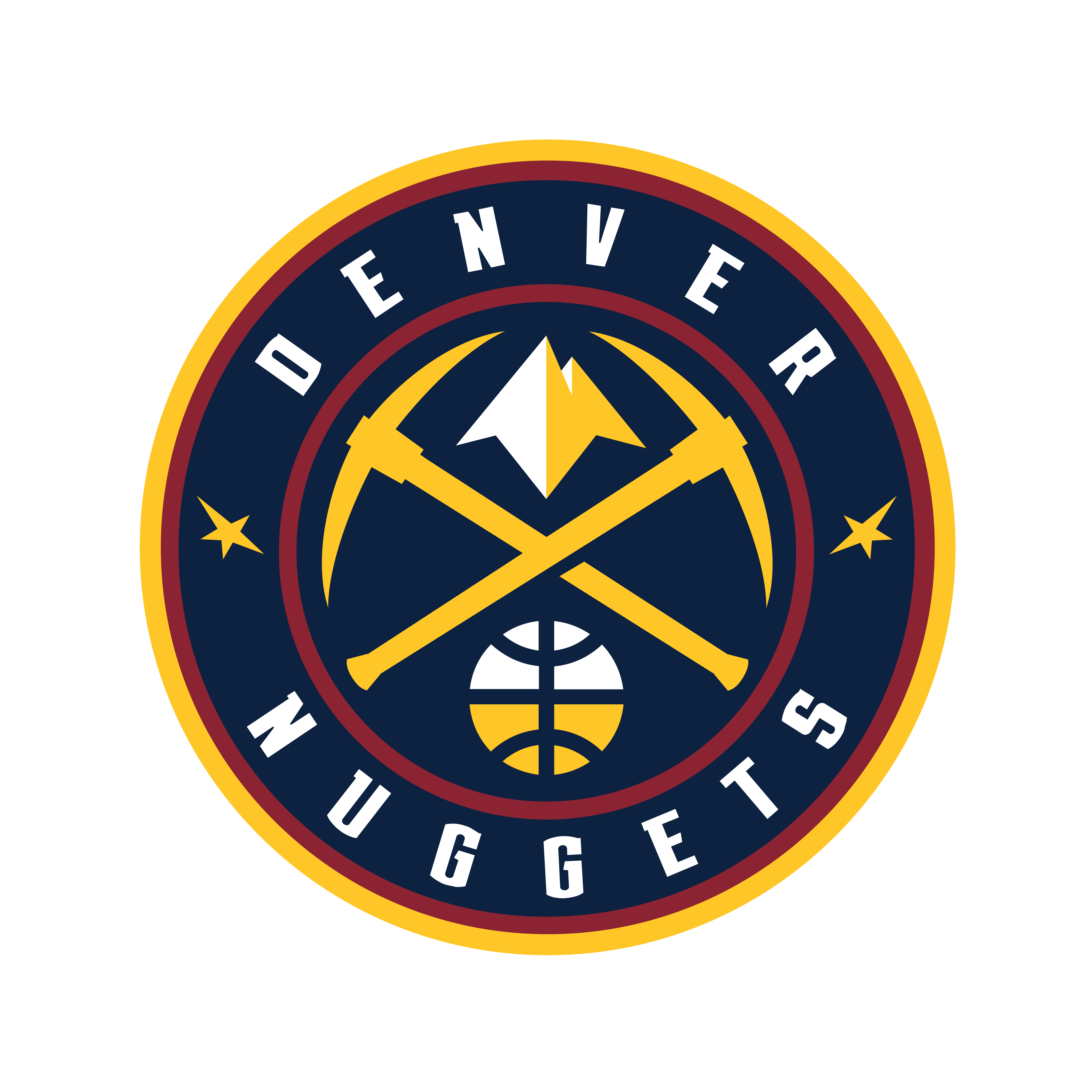 Denver Nuggets Png Photos (gold, black, navy, white)