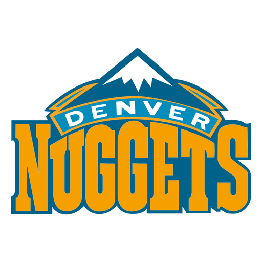 Denver Nuggets Png (orange, black, white, teal)