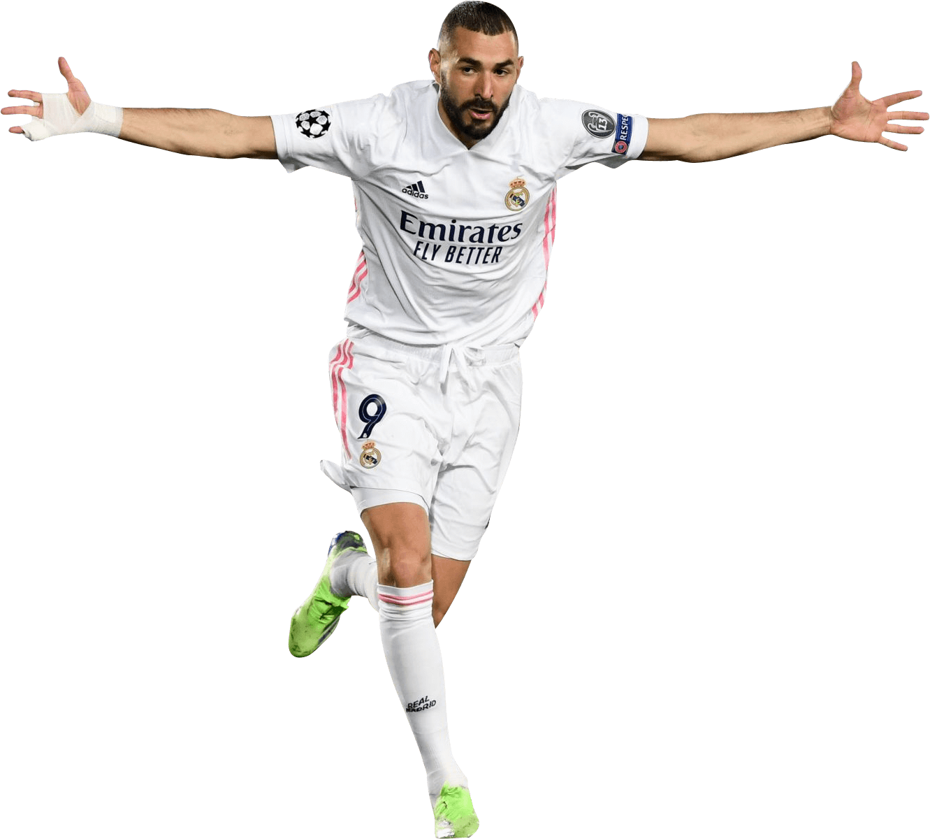 Benzema Png Clipart (white, gray)