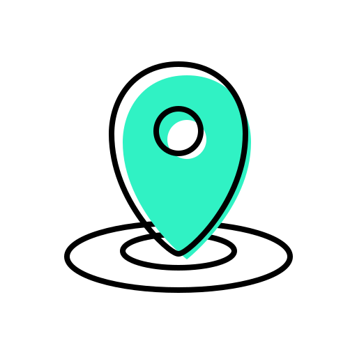 Geo Location Pushpin Icon Free Nobackground Png Icon Download (greenish blue, black)