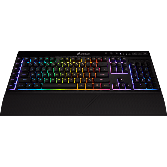 Neon Gaming Keyboard Png File (black, gray)