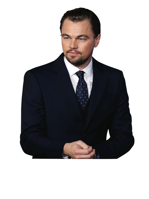 Leonardo Dicaprio Png Photos (black)