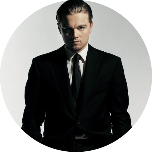 Leonardo Dicaprio Png Pic (white, lavender, black)