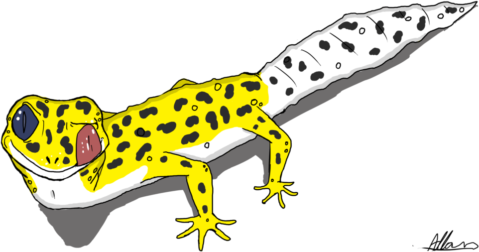 Leopard Lizards Png Free Download (yellow, white, gray, black)