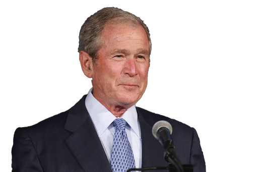 George Bush President Png Clipart (black)