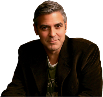 George Clooney Download Png Image (black)