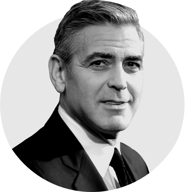 George Clooney Png Photo (black, lavender)