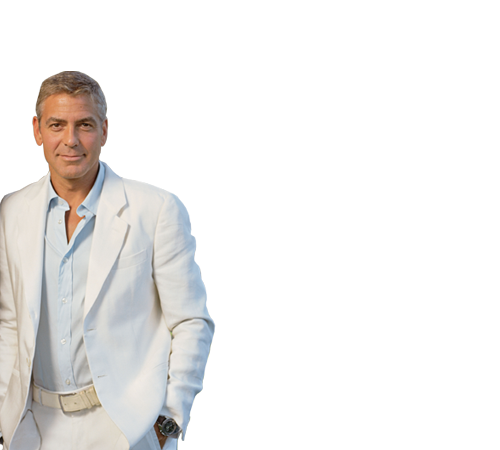 George Clooney Png Picture (beige, lavender, white)