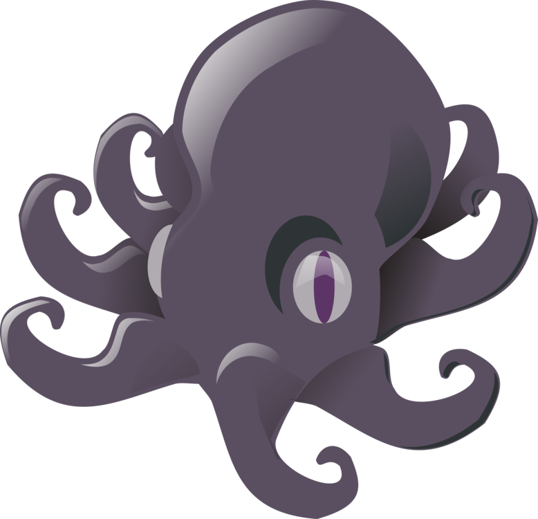 Cephalopod Png Clipart (black, gray)