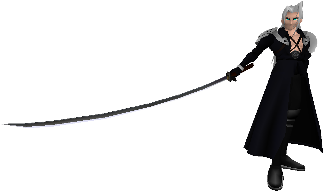 Sephiroth Png Free Download (black)