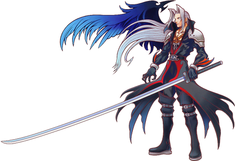 Sephiroth Png Transparent Image (black)