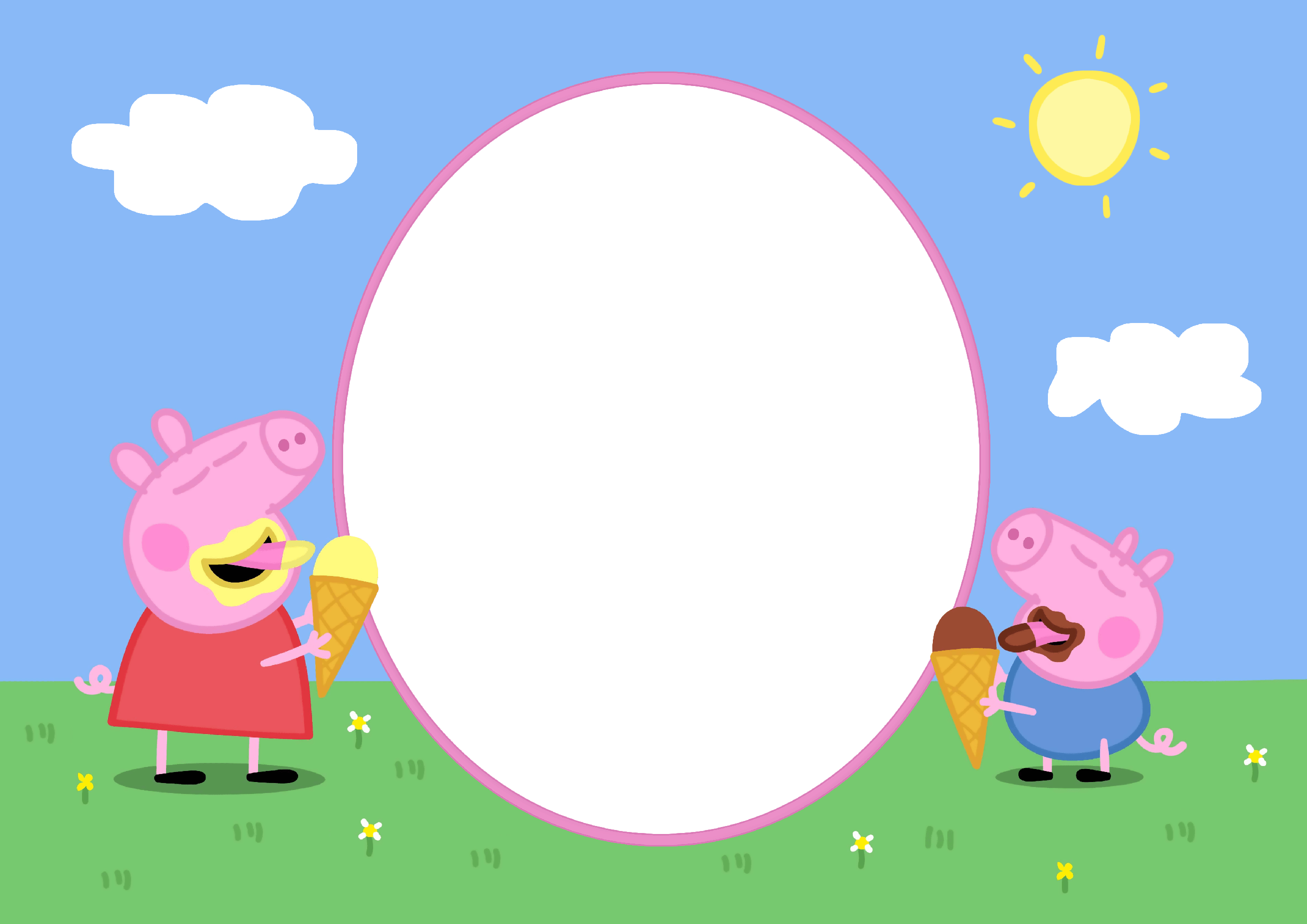 Peppa Pigs House Png Photos (white, silver, pink, salmon, gray)