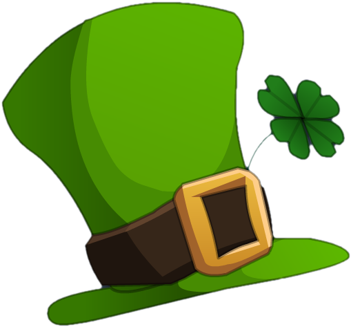 Leprechaun Hat Png (olive, black)