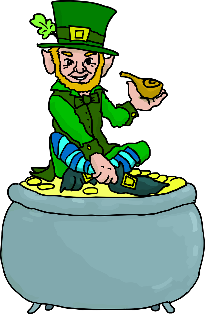 Leprechaun Png Free Download (green, gray, black, silver)