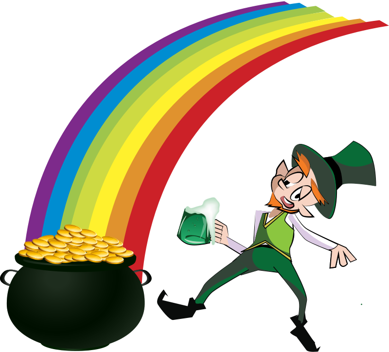 Leprechaun Png Image (red, yellow, gold, black, white)