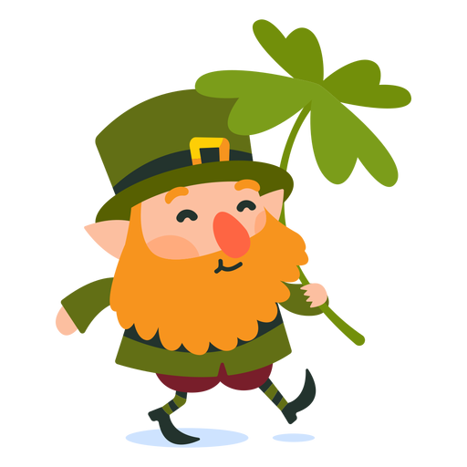 Leprechaun Vector Png Pic (pink, olive, black, orange, salmon)