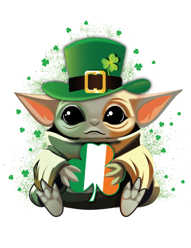 Leprechaun Vector Png Picture (white, black, beige)