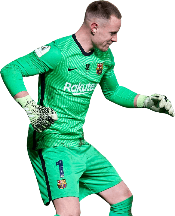 Ter Stegen Png Image (black, silver, pink)