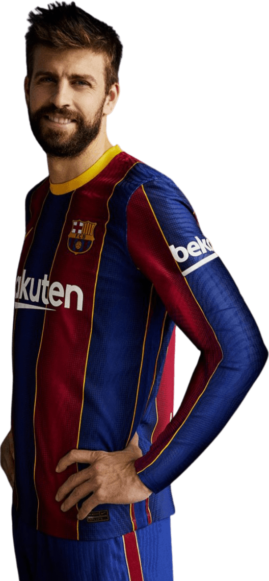 Gerard Pique Png File (black)