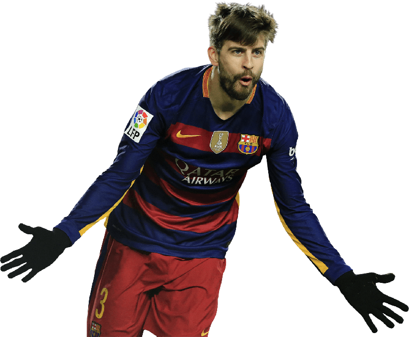 Gerard Pique Png Hd Isolated (black)