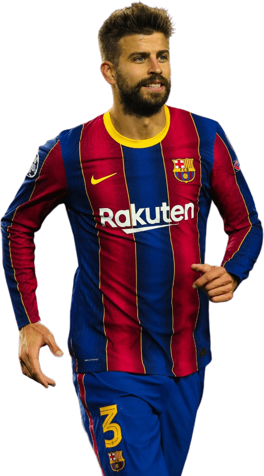 Gerard Pique Png (black, navy)