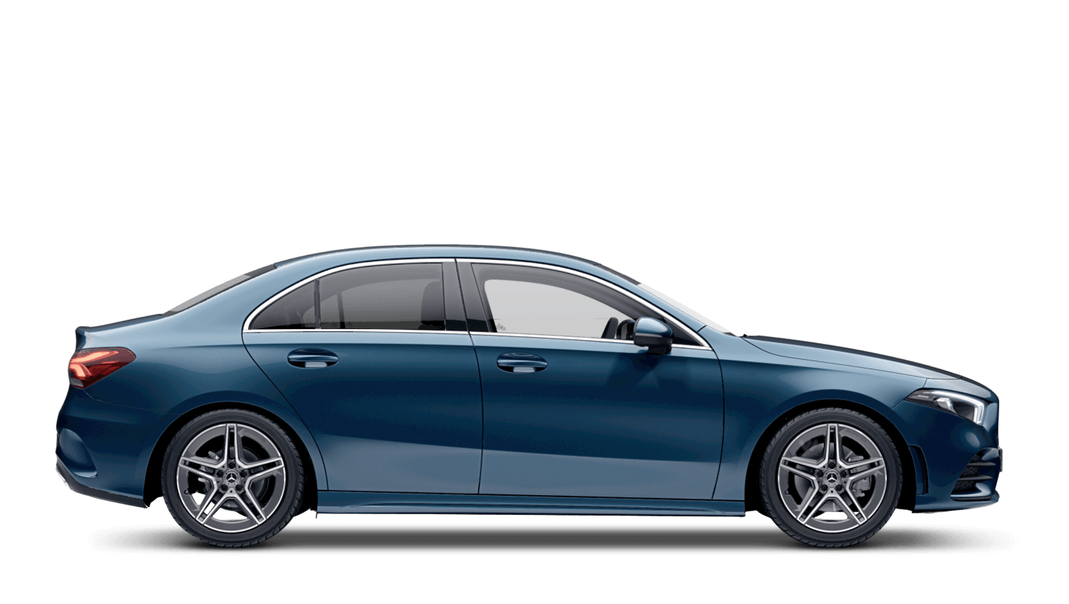 Mercedes A Class Saloon Png Isolated File (gray, black)