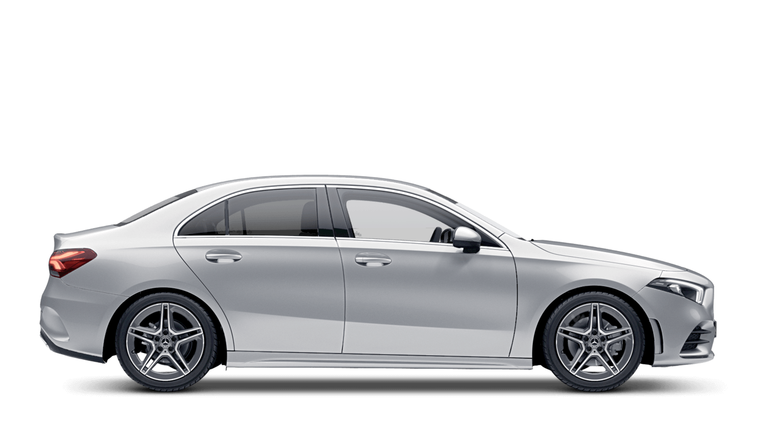 Mercedes A Class Saloon Png Pic (green, gray, black, silver)