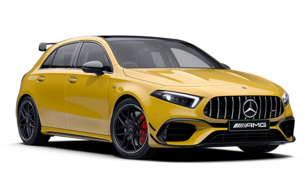 Mercedes Amg A 45 2019 Png Image (olive, black)