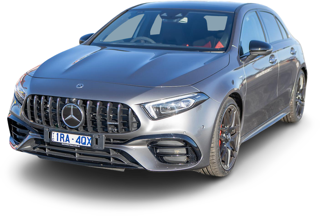 Mercedes Amg A 45 2019 Png Pic (white, gray, black)