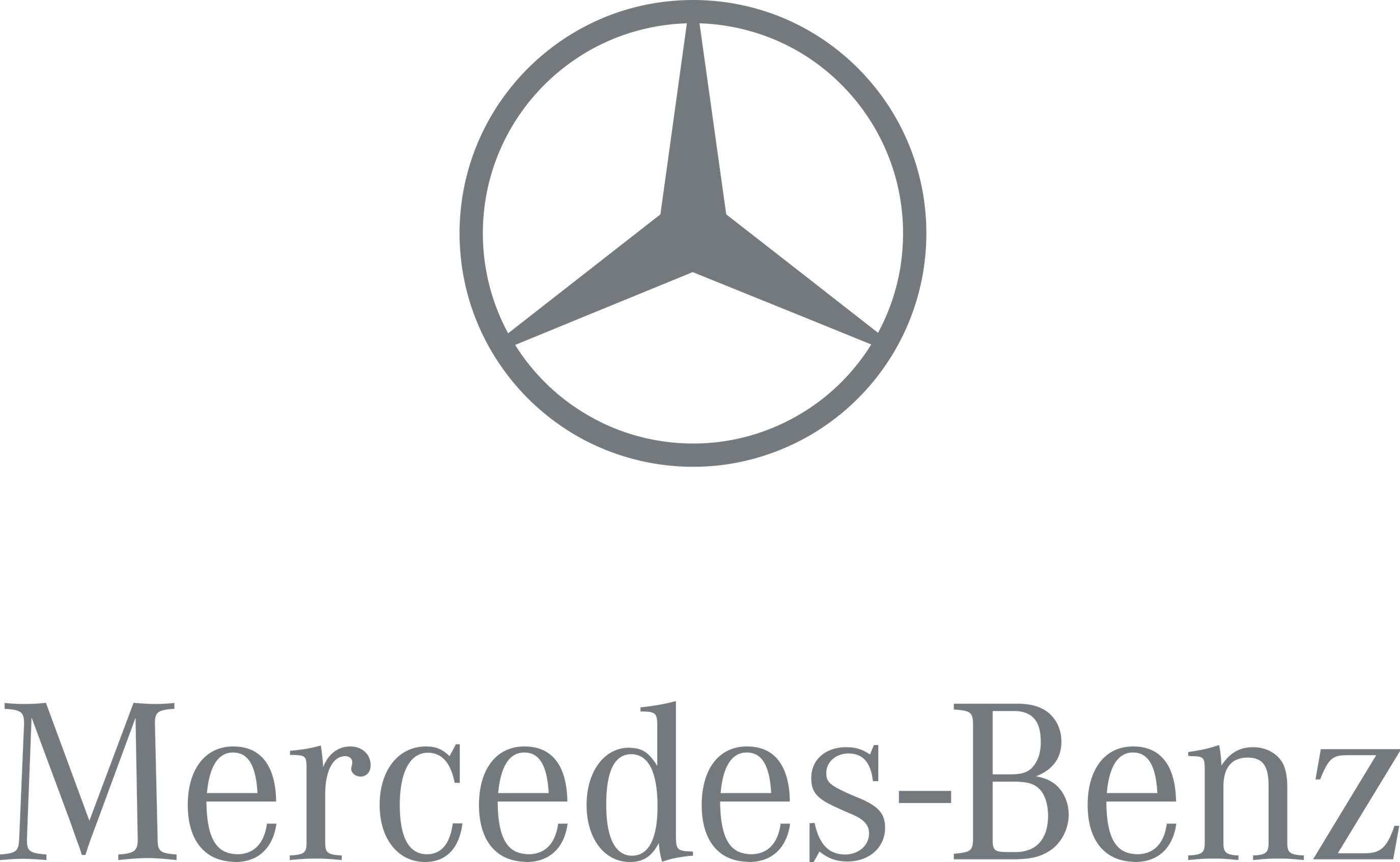 Mercedes Benz Logo Png Pic (gray, black)