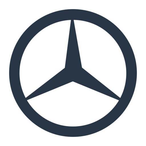 Mercedes Free Png Icon (black, indigo)