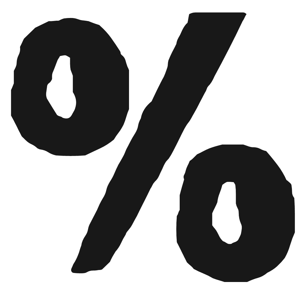 Percent Png Background Image (white, black)