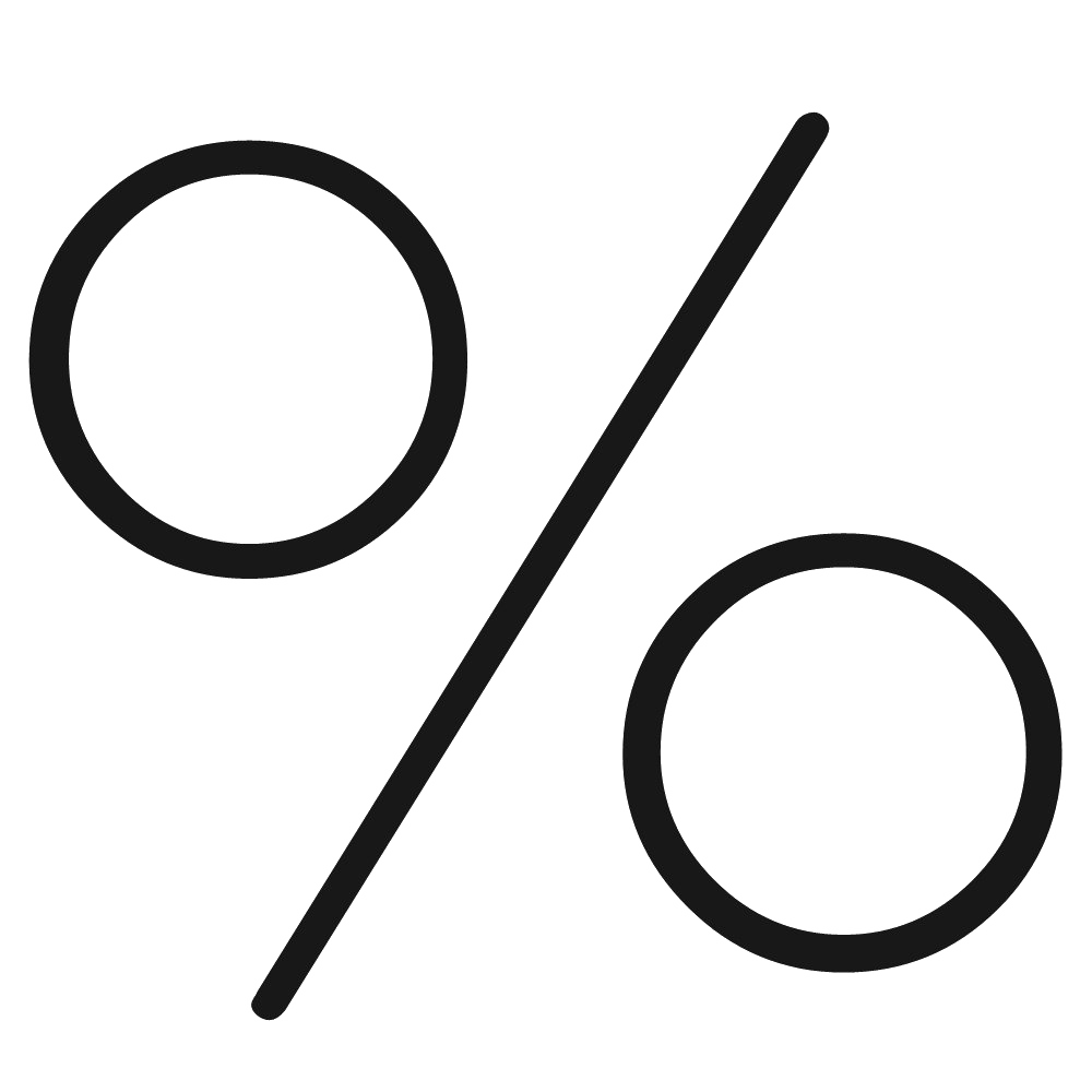 Percent Png Transparent Hd Photo (white, black)